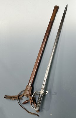 Lot 137 - An Edwardian officer's sword and scabbard,...