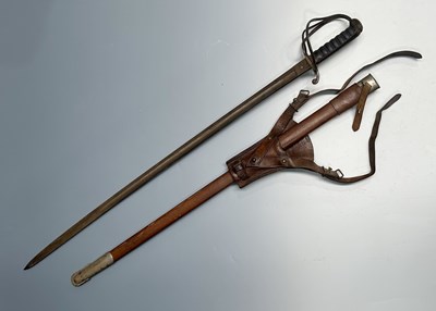 Lot 134 - An 19th/early 20th century officer's sword and...