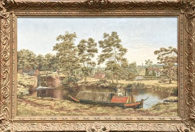 Lot 365 - Brian Tovely (British, 1943), 'Stratford Canal...