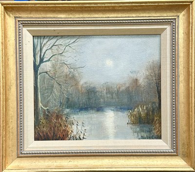 Lot 386 - Shirley Carnt (British, 1927) 'Rodgers Pond...