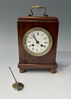 Lot 149 - A late 19th/early 20th century clock, later...
