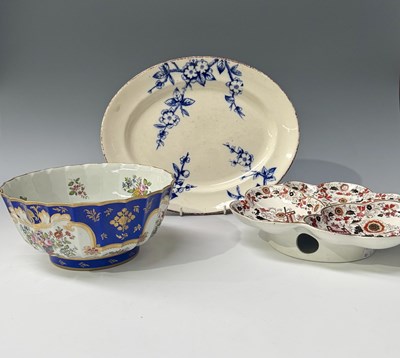 Lot 83 - British ceramics, 19th century: a Rockingham...
