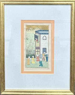 Lot 341 - An Indo-Persian miniature painting on paper,...