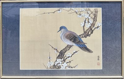 Lot 362 - A Chinese watercolour painting on...