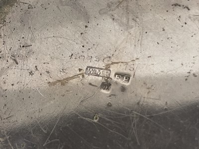 Lot 170 - WMF, a Jugendstil silver plated vase, twin...