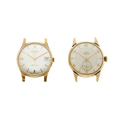 Lot 217 - A 9ct gold Rotary and a Smith watch head