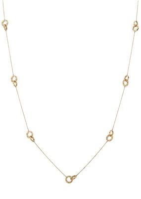 Lot 81 - Cartier, an 18ct gold Love longuard necklace