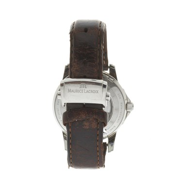 Lot 227 - Maurice Lacroix, a stainless steel and gold Pontos Day Date wrist watch