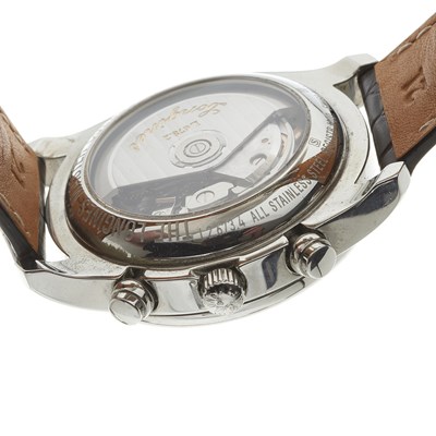 Lot 229 - Longines, a stainless steel Master Collection chronograph wrist watch