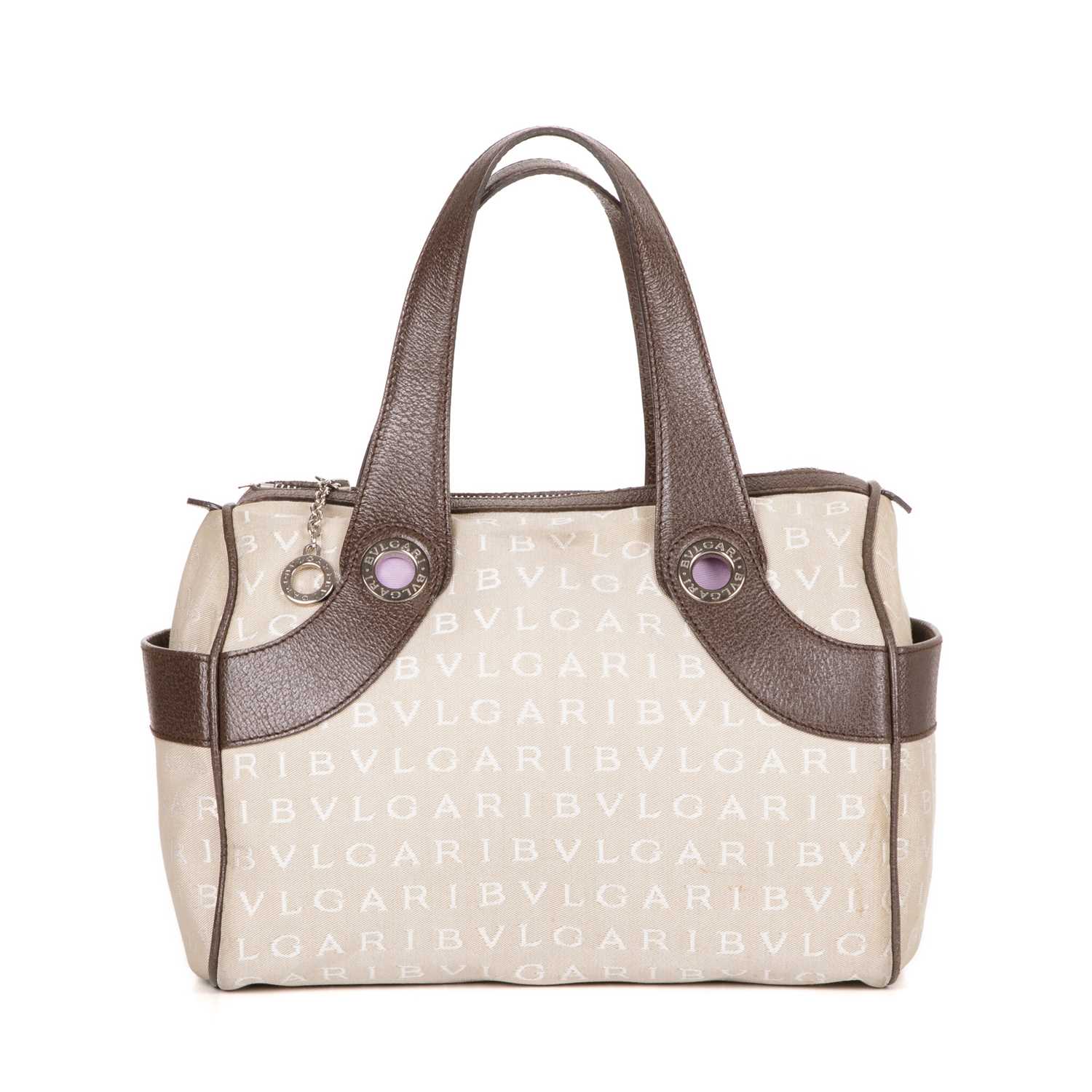 Lot 284 - Bulgari, a mini Boston bag, featuring the...