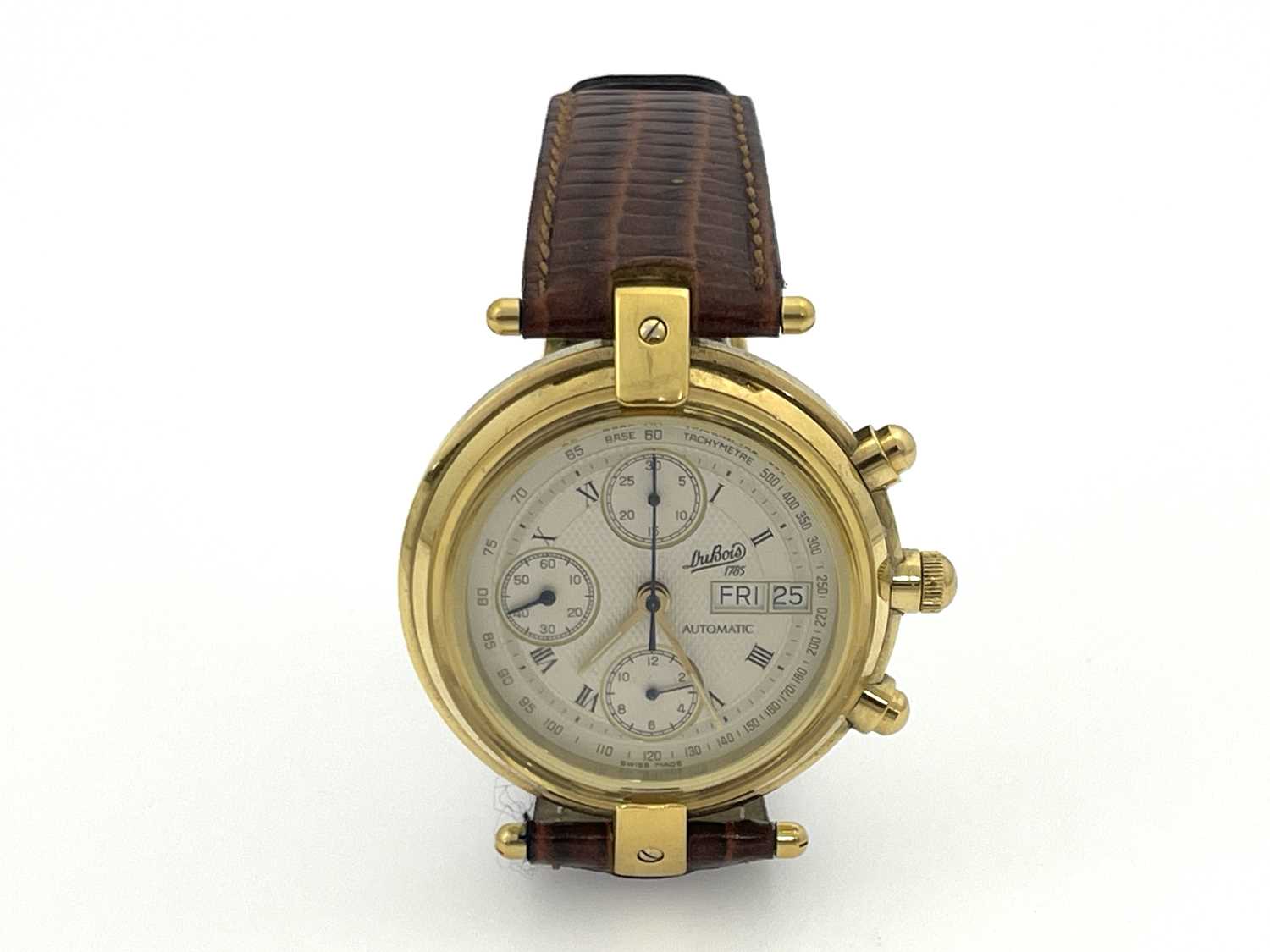 Lot 45 - Philippe Dubois, a gold plated 1785...