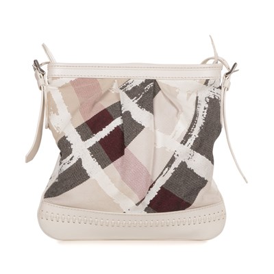 Lot 287 - Burberry, a crossbody bag, featuring white...