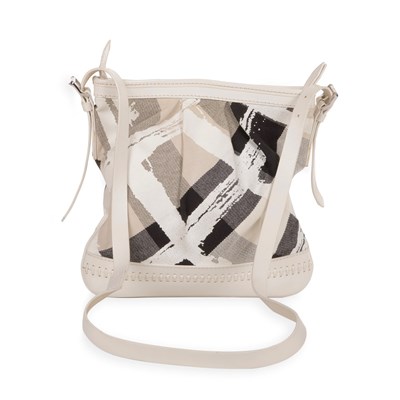 Lot 287 - Burberry, a crossbody bag, featuring white...