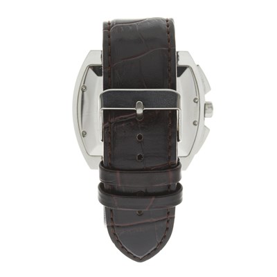 Lot 230 - Baume & Mercier, a stainless steel Hampton chronograph wrist watch