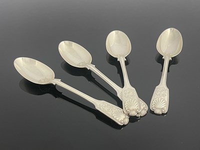 Lot 73 - Four Victorian silver tablespoons for the...