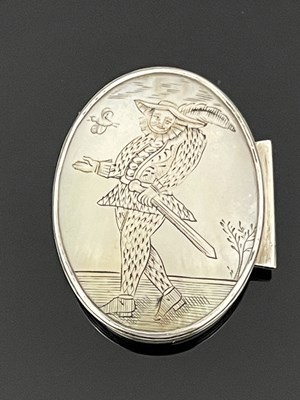 Lot 22 - An eighteenth-century silver and...