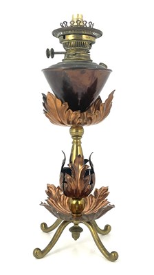 Lot 120 - W A S Benson, an Arts and Crafts copper and...
