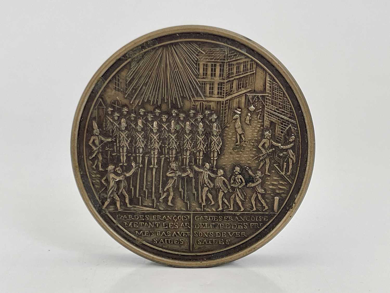 Lot 211 - A 19th Century French metal and bois durci...