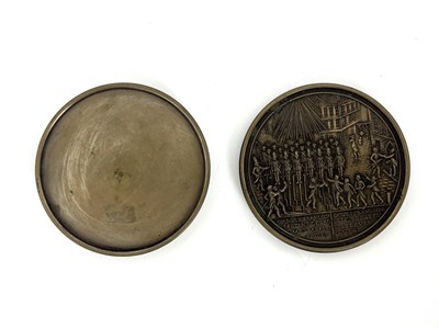 Lot 211 - A 19th Century French metal and bois durci...