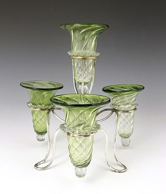 Lot 83 - An Arts and Crafts silver plate and...