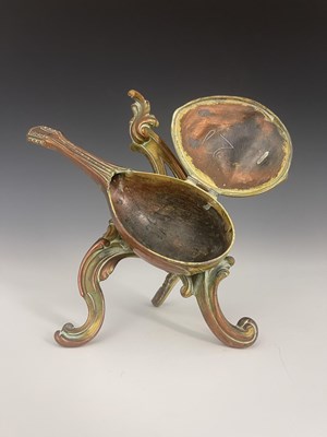 Lot 225 - A French gilt bronze trinket box, circa 1860,...