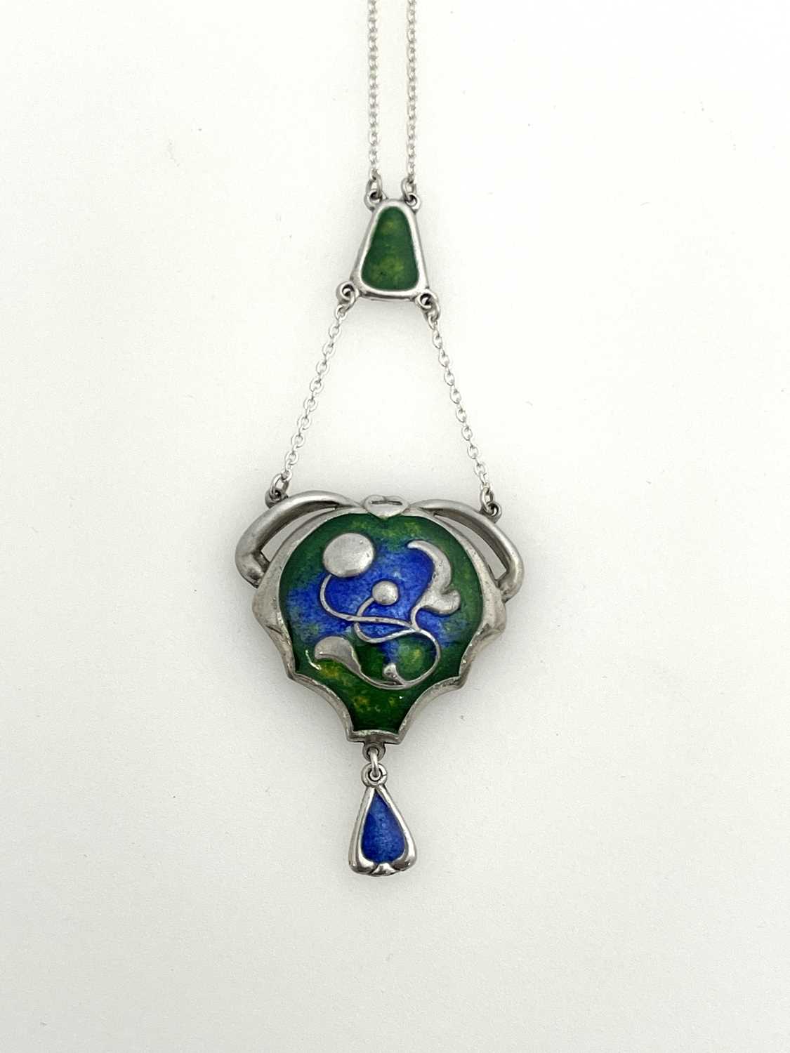 Lot 28 - Charles Horner, an Arts and Crafts silver...