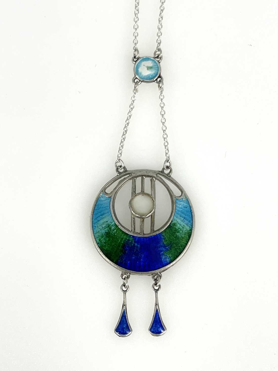 Lot 37 - Charles Horner, an Arts and Crafts silver and...