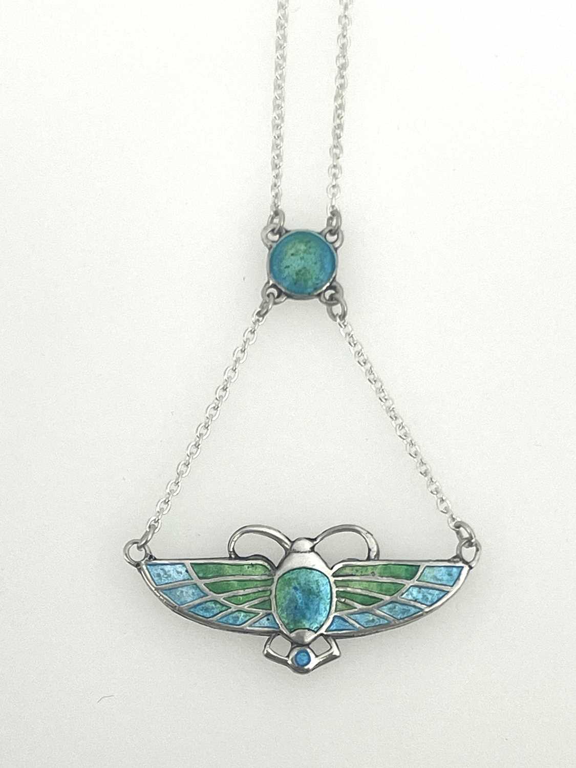Lot 24 - Charles Horner, an Arts and Crafts silver and...