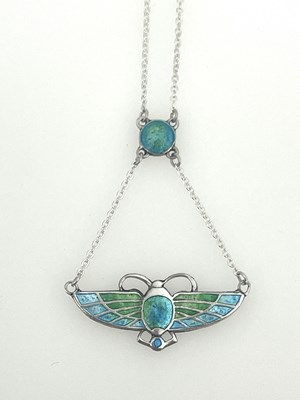 Lot 24 - Charles Horner, an Arts and Crafts silver and...