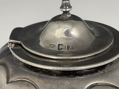 Lot 85 - An Arts and Crafts silver inkwell, Mappin and...