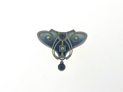 Lot 18 - Hermann & Speck, a Jugendstil silver gilt, gem...