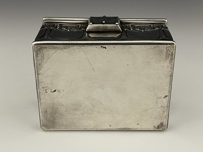 Lot 92 - A Jugendstil silver plated jewellery casket,...