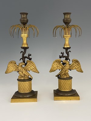 Lot 226 - A pair of late 19th Century French ormolu and...