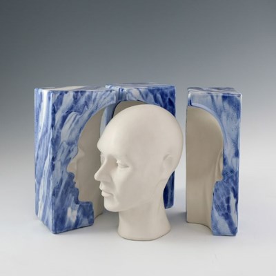Lot 743 - † David Burnham Smith, Ice Man, a modelled...