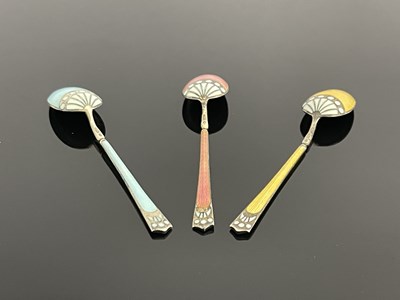 Lot 93 - Marius Hammer, three Norwegian Arts and Crafts...