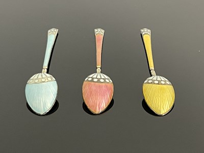 Lot 93 - Marius Hammer, three Norwegian Arts and Crafts...