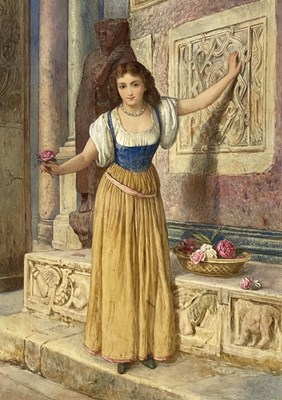 Lot 308 - Augustus Jules Bouvier (French, 1825-1881),...