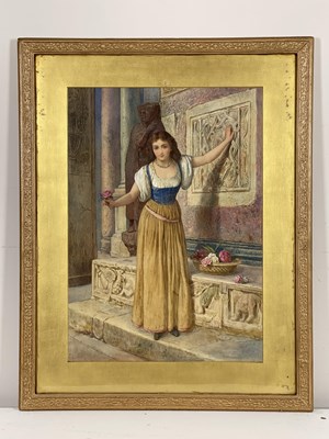 Lot 308 - Augustus Jules Bouvier (French, 1825-1881),...