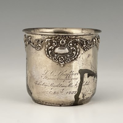 Lot 9 - A twentieth-century American silver shaving...