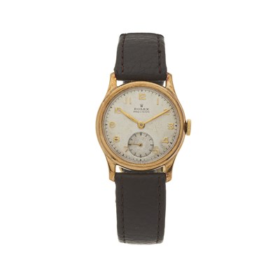 Lot 218 - Rolex, an early 9ct gold Precision wrist watch