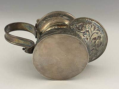 Lot 67 - A Victorian silver shaving mug, of waisted...