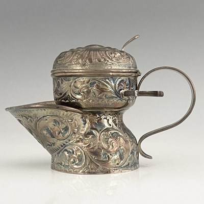 Lot 67 - A Victorian silver shaving mug, of waisted...