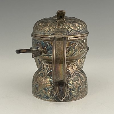 Lot 67 - A Victorian silver shaving mug, of waisted...