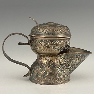 Lot 67 - A Victorian silver shaving mug, of waisted...