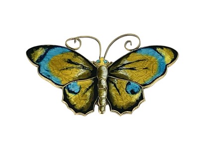 Lot 33 - A David Anderson silver and enamelled...