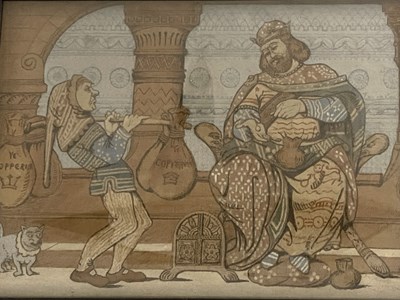 Lot 186 - Style of Walter Crane, a set of four Arts &...