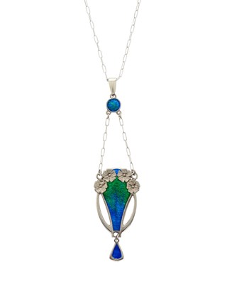 Lot 45 - Charles Horner, an Art Nouveau silver and...