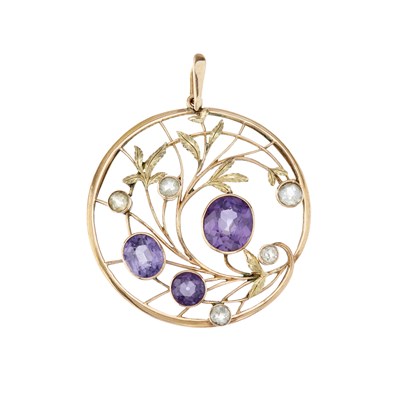 Lot 58 - A mid 20th century Russian 14ct bi-colour gold...