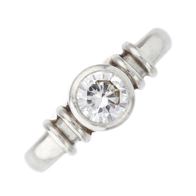 Lot 70 - Theo Fennell, a platinum brilliant-cut diamond...