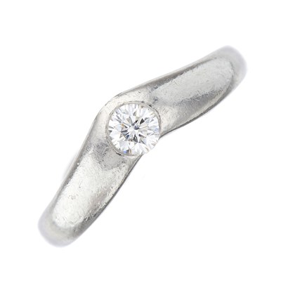 Lot 74 - Elsa Peretti for Tiffany & Co., a platinum...
